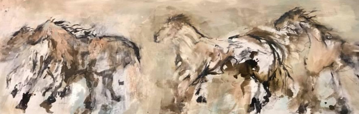 RUNNING HORSES