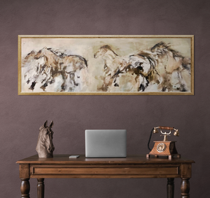 RUNNING HORSES